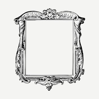 Luxurious ornate frame, vintage illustration | Free PSD - rawpixel