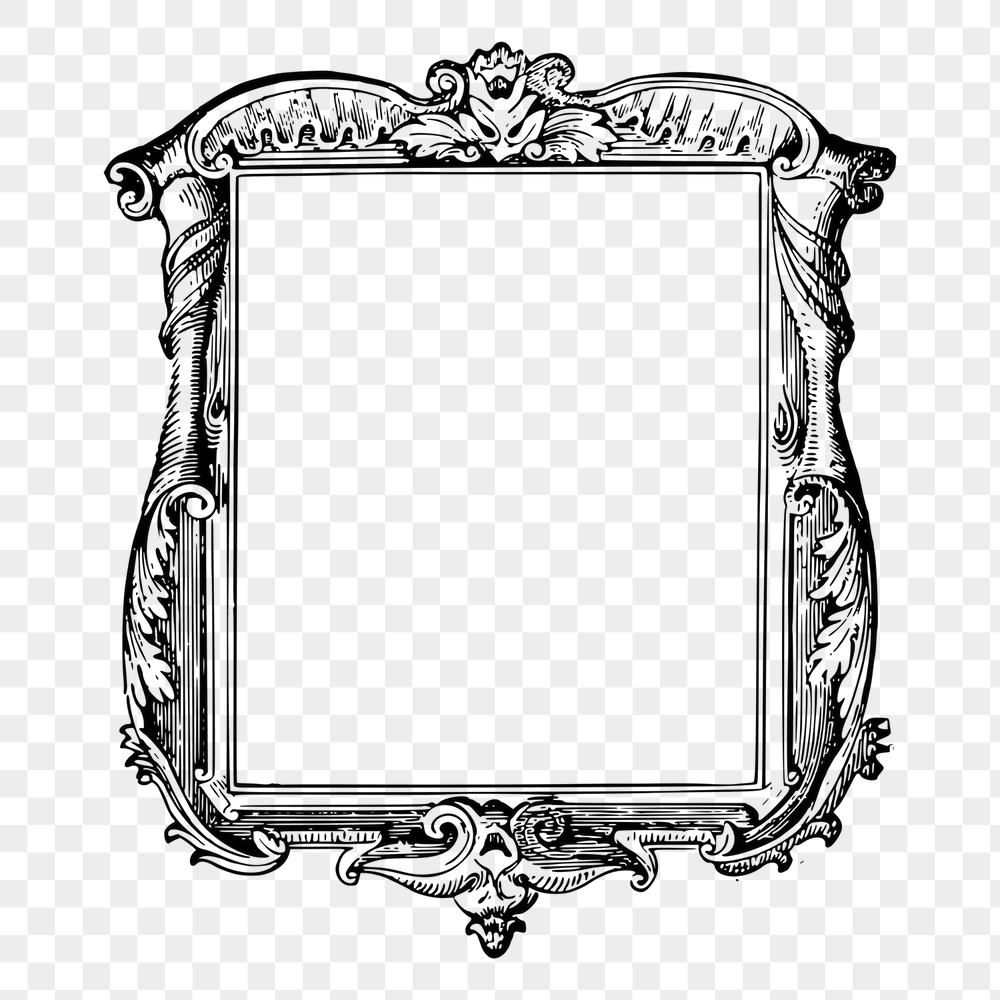 Luxurious ornate png frame, vintage | Free PNG - rawpixel