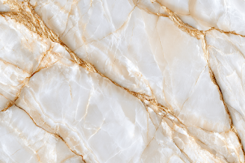 Luxurious Polished Marble Slab with Gold Veining