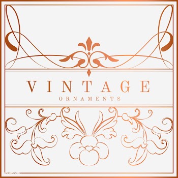 Luxurious vintage art nouveau badge vector | Free stock vector - 519503
