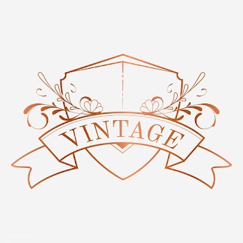 Luxurious vintage art nouveau badge vector | Free stock vector - 519547