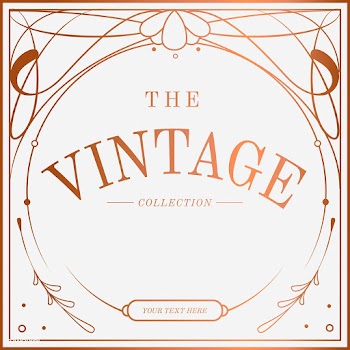 Luxurious vintage art nouveau badge vector | Free stock vector - 519556