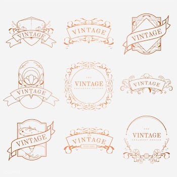 Luxurious vintage art nouveau badge vector se.. | Free stock vector - 519638