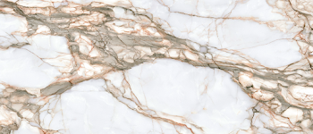 Luxurious White Marble Slab with Gray Veins
