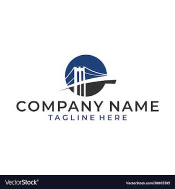 luxury and modern logo bridge