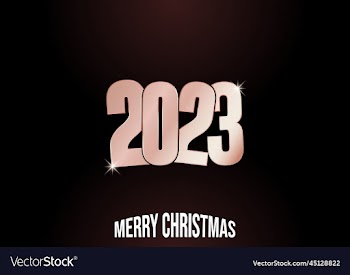luxury gold gradient 2023 new year text