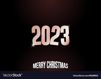 luxury gold gradient 2023 new year text