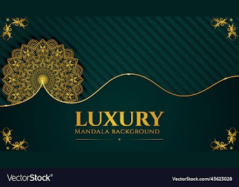 luxury golden mandala background