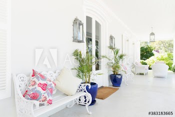 Luxury home showcase patio