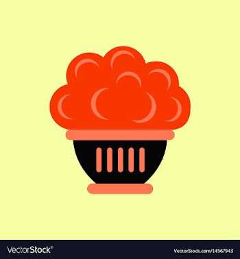 Luxury interior big plant in pot vector image