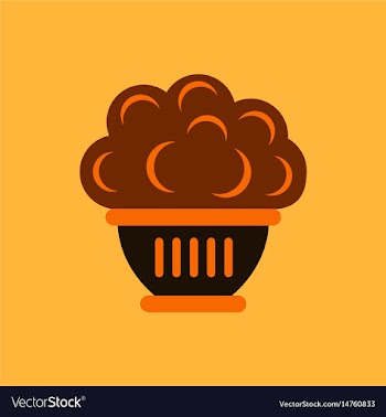 Luxury interior big plant in pot vector image