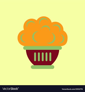 Luxury interior big plant in pot vector image