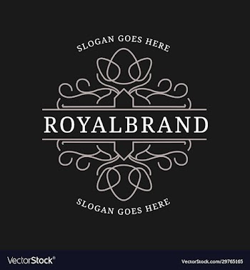 luxury logo design template victorian vignettes