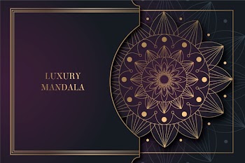 Luxury mandala background Free Vector