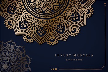 Luxury mandala background Free Vector