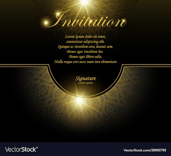 luxury mandala background invitation