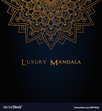 luxury mandala design background