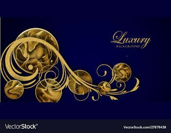 Luxury marble golden and blue backgrounds vector image