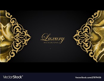 Luxury marble golden backgrounds vector image