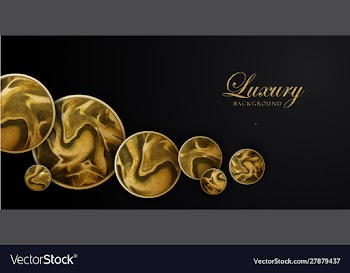 Luxury marble golden backgrounds vector image