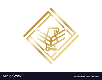 luxury minimalist logo design for web and eagle
