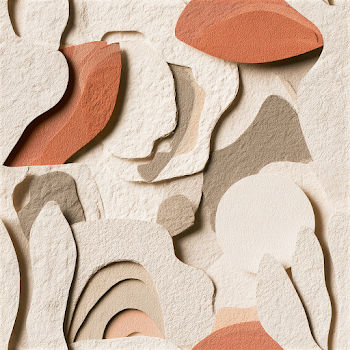 Luxury Neutral Boho Abstract Collage