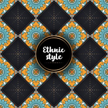 Luxury ornamental design background Free Vector
