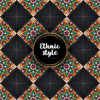 Luxury ornamental design background Free Vector