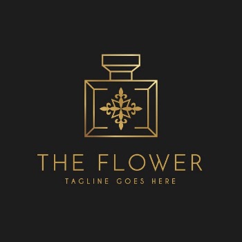 Luxury perfume logo Free Vector