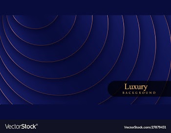 Luxury royal golden and blue backgrounds vector image