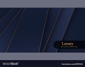 Luxury royal golden and blue backgrounds vector image