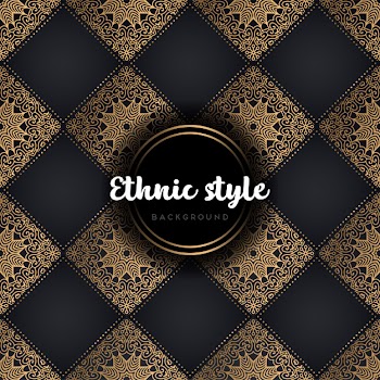 Luxury seamless pattern mandala