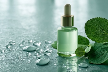 Luxury Skincare Serum with Nature Elements
