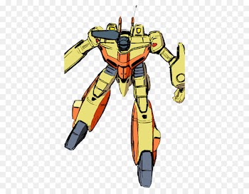 Lynn Minmay Character VF-1 Valkyrie Mecha Japan - spacy background 
