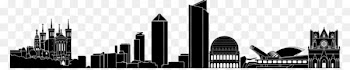 Lyon Skyline Illustration - Lyon, France 