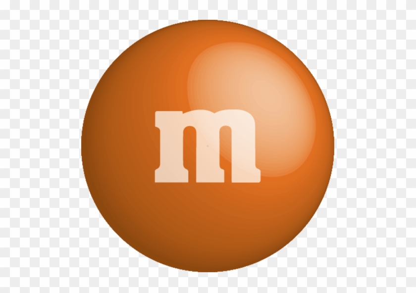 M&amp;m Clipart Single - Orange M And M Candy
