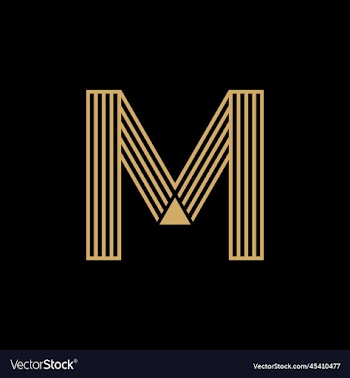 m letter logo design