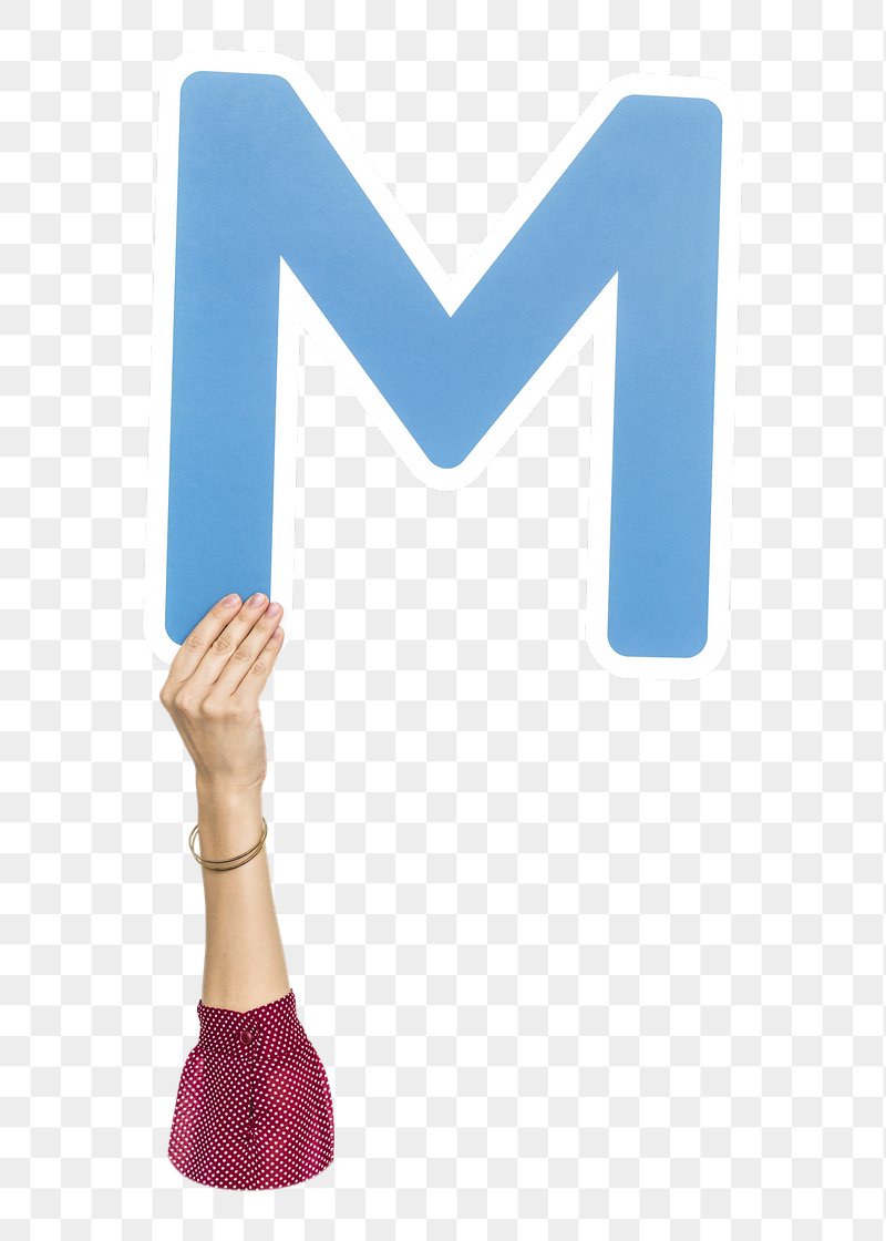 M png English alphabet, hand | Free PNG - rawpixel