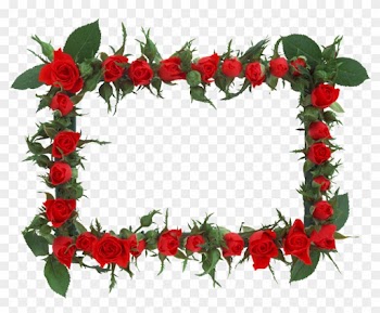 M#sha'ban Islam Ramadan Desktop Wallpaper - Red Rose Flower Frame Png