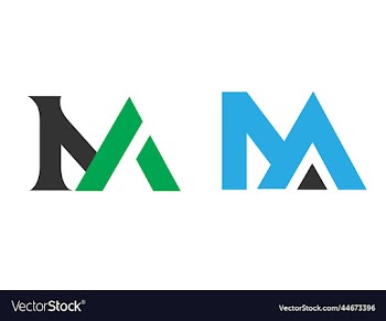 ma letter logo design ma logo m logo