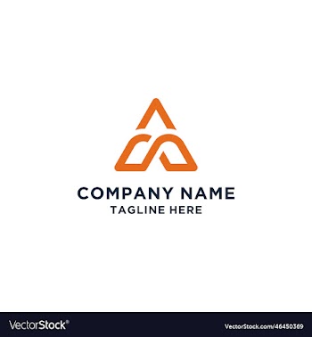 ma letter logo design template letter m