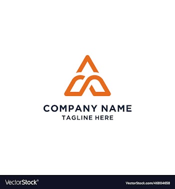 ma letter logo design template letter m