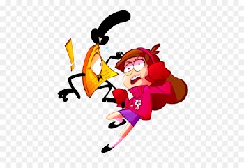 Mabel Pines, Bill Cipher, Dipper Pines, Cartoon, Animated Cartoon PNG