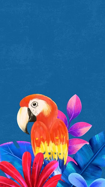 Macaw blue iPhone wallpaper, wildlife | Free Photo Illustration - rawpixel