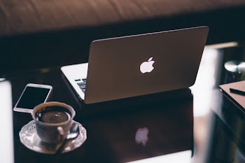 MacBook and iPhone
