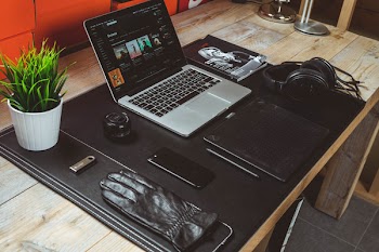 Macbook Pro on Desk