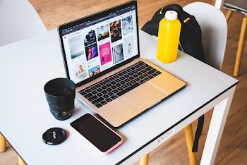 Macbook Pro On Desk
