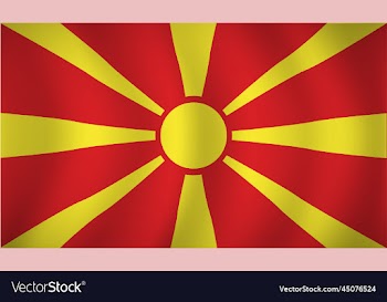 macedonia flag background