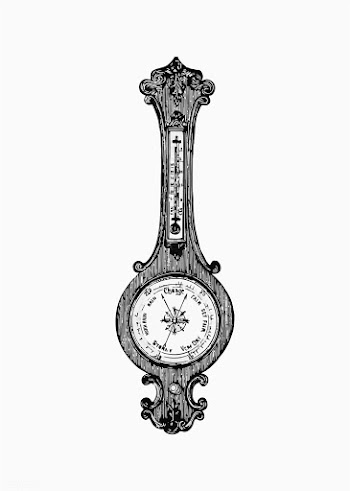 Machine barometer vintage drawing | Free stock vector - 572363