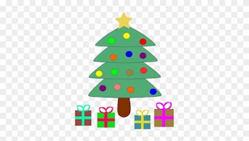 Machovka Christmas Scalable Vector Graphics Svg Clip - Christmas Tree With Gifts Clipart